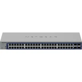 Netgear Smart S3300-52X - V3 - Switch - L3 Lite - Smart - 48 x 10/100/1000 + 4 x SFP+ - Desktop, an Rack montierbar (380 W)