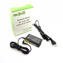 MTXtec Pro Netzteil 19V, 3.42A, 65W für Asus, Toshiba, Medion mit Stecke Notebook-Netzteil (Stecker: 5.5 x 2.5 mm rund, Ausgangsleistung: 65 W) schwarz