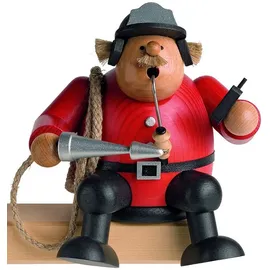 KWO Kunstgewerbe Werkstätten Räuchermännchen Räuchermännchen Kantenhocker Feuerwehrmann, - (15cm) Räuchermann von KWO