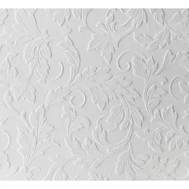 Fresco Acanthus Papiertapete 10 m x 52 cm 1 St Weiß