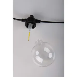 NÄVE Lichterkette LED Gartendeko Solarleuchte Farbwechsler IP44 Fernbedienung Timer