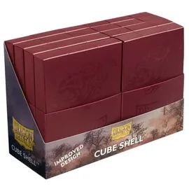 Arcane Tinmen Aps Cube Shell Box Blood Red