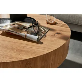 Stolkom Couchtisch Antonia Schwarz Eiche 42 x 80 cm
