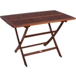 GARDEN PLEASURE Klapptisch »ORLANDO«, BxL: 70 x 120 cm, Eukalyptusholz - braun