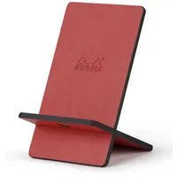 Rhodia Handyhalter italienischem Kunstleder 13x8x8,5 cm Nacarat 194414C