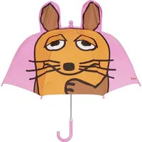 Playshoes 3D Regenschirm DIE MAUS in Rosa | Gr.: