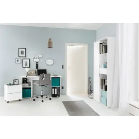 borchardt Möbel Schreibtisch Kai weiß matt