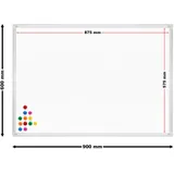 Wiltec Whiteboard Magnettafel 60 x 90 cm