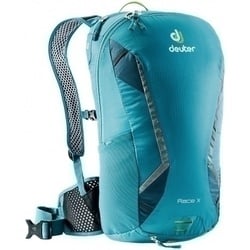 Deuter Race X Fahrradrucksack (Volumen 12L / Gewicht 0,55kg), 0 - petrol-arctic