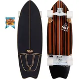 NKX Maverick 31" Surfskate Ebenholz One Size