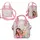 DEPESCHE 13327 TOPModel Juicy - Umhängetasche in Creme und Rosa, mit Model Motiv, Äffchen und buntem Muster, Handtasche mit verstellbarem Gurt