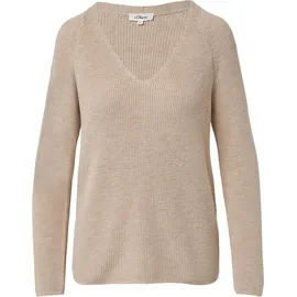 s.Oliver Strickpullover Beige 46