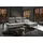 Hukla Ecksofa "HU-HP22156 L-Form", grau (cyber grau), B:309cm H:103cm T:193cm, 100% recyceltes Polyester, Sofas, Ecksofa, inkl. Kopfpolsterverstellung, optional mit Sitztiefenverstellung