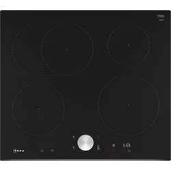 NEFF Induktions-Kochfeld "T56FTF1L0", schwarz, B:59,2cm H:5,1cm T:52,2cm, Kochfelder, mit intuitiver Twist Pad Bedienung