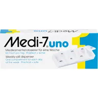 Medi-7 uno Medikamentendosierer für eine Woche mit 7 Fächern