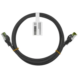 goobay GHMT-zertifiziertes CAT 8.1 Patchkabel, S/FTP (PiMF), schwarz