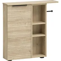MÖBELPARTNER Badschrank Mads 159669 weiß-eiche 70,7 x 17,0 x