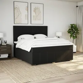 vidaXL Boxspringbett 180 x 200 cm Schwarz