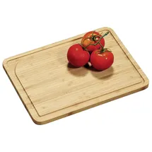 KESPER Schneidebrett mit Saftrille M, Schneidebrett, Braun,