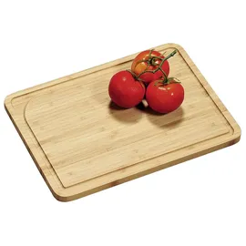 KESPER Schneidebrett mit Saftrille M, Schneidebrett, Braun,