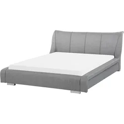 Wasserbett Stoff NANTES 160 x 200 cm Hellgrau