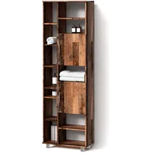 livinity® Eisak Badschrank 60 x 190 x 30 cm Braun