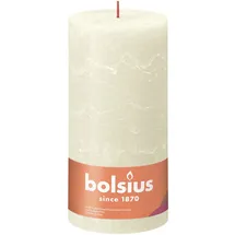 Bolsius Rustik Stumpenkerze 20 x 10 cm weiche perle