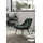 SalesFever Relaxsessel Toulon Samt 76 x 85,6 x 85,6 cm Grün mit Kissen