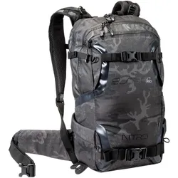 Nitro Snowboards SLASH 25 PRO Tourenrucksack in FORGED CAMO, Größe Einheitsgröße - schwarz
