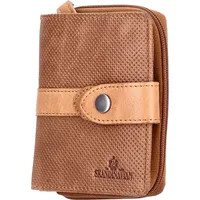 The Skandinavian Brand Damen Geldbörse mittel Cognac