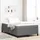 vidaXL Boxspringbett 120 x 200 cm Hellgrau
