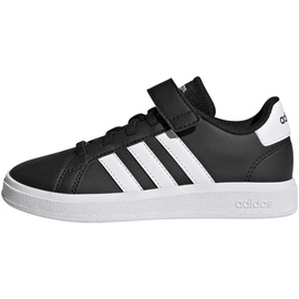 adidas Unisex Kinder Grand Court Sneakers, Core Black/Ftwr White/Core Black, 28 EU