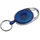 ohne Markename Schlüsselanhänger mit Karabiner und ausziehbarem Schlüsselring / Farbe: blau - k.A.