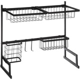 5five simply smart 5five - spülbecken-organizer abtropfbecken aus metall schwarz