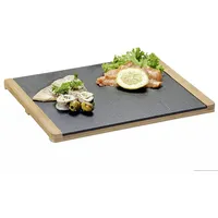 KESPER Buffetplatte M, Schneidebrett, Schwarz