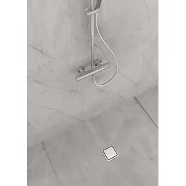 Hansgrohe RainDrain Spot Komplettset 150x150mm, Edelstahl
