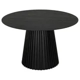 bene living Diningtisch Andria Black Oak rund 120 cm