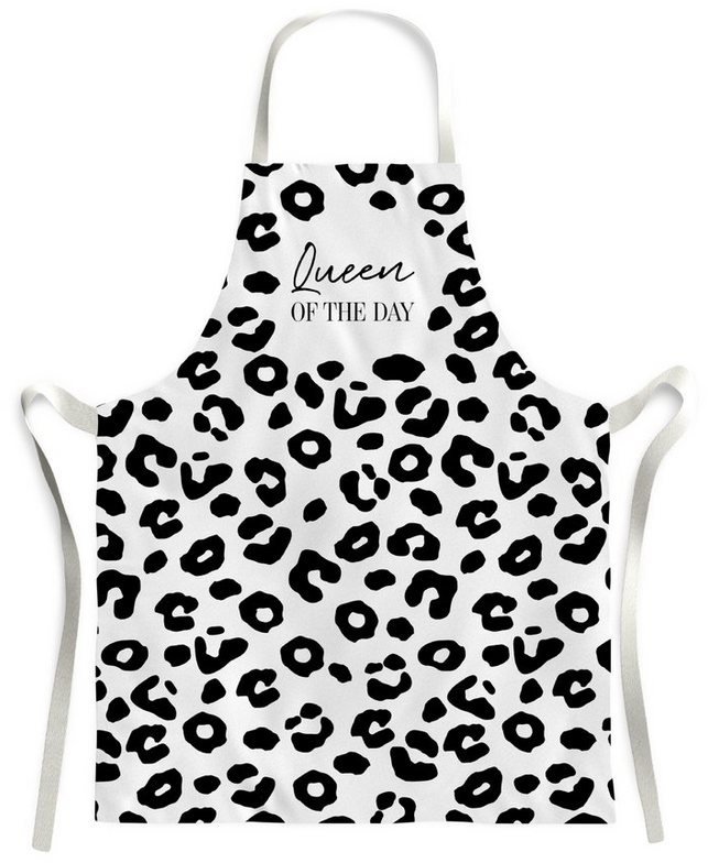 Produktbild La Vida Kochschürze Kochschürze Grillschürze Küchenschürze la vida "Queen of the Day" weiß