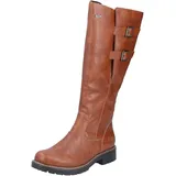 Rieker Winterstiefel, Langschaftstiefel, Blockabsatz, wasserabweisende riekerTEX-Membran