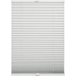 Plissee "Thermo Plissee Ella", weiß, B:120cm H:130cm, Obermaterial: 100% Polyester, SCHÖNER WOHNEN-KOLLEKTION, Plissees, verschraubt, energiesparend, Thermo Rückseite