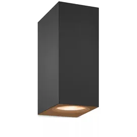 WIZ Wandleuchte Up & Down Kunststoff 15,0 cm dimmbar 690 lm schwarz