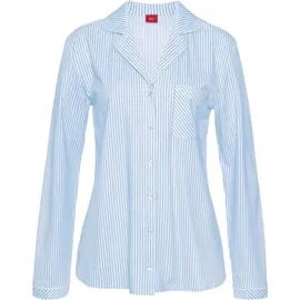s.Oliver Pyjamaoberteil gestreift Blau 32/34