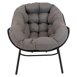 Lesli-Living Lesli Living Relaxsessel Cozy Stone 70 x 80 x 90 cm anthrazit/light-grey