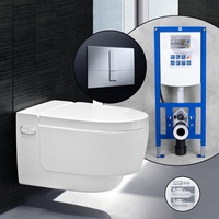 Geberit AquaClean Mera Comfort Komplett-SET Dusch-WC mit neeos Vorwandelement,, 146210111+16782CR#SET,