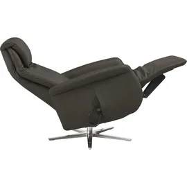 Home Affaire Relaxsessel Cartore Kaltschaum 77 x 119 x 93 cm Grau elektrisch mit Hocker