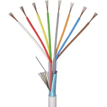 Elan 20081 Alarmkabel LiYY 8 x 0.22mm2 Weiß Meterware