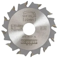 DeWalt Nutfräser HM 102/22/4,0 mm 12WZ DT1306-QZ