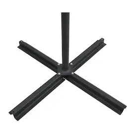 vidaXL Ampelschirm mit LED-Leuchten 250 x 250 cm anthrazit