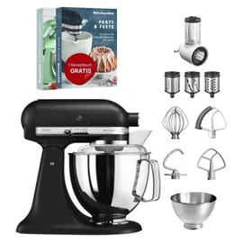 KitchenAid Artisan 5KSM175 Fresh Linen Glasset mit Glasschüssel