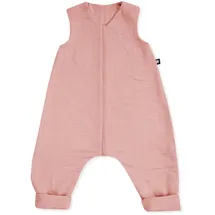 Julius Zöllner Jumper Musselin 0,5 TOG, waschbar bei 40°C, Made in Germany, OEKO TEX Standard 100, dusty rose, Gr. 92